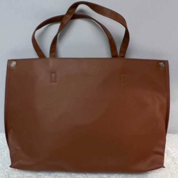 C.R. Gibson for Iota Chic "Flock of Colour" 3-Piece Tote Travel Bag Set Brown - Picture 5 of 16